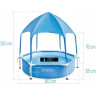 Каркасный бассейн INTEX CANOPY METAL FRAME 183х38см с навесом 700л 28209